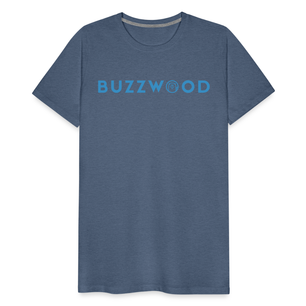 Men's Premium BuzzWood T-Shirt - heather blue