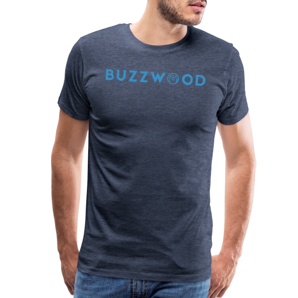 Men's Premium BuzzWood T-Shirt - heather blue