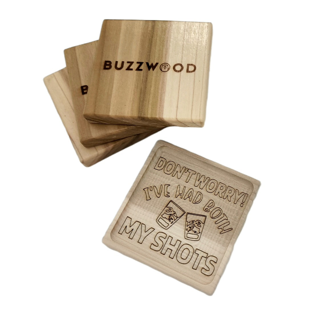 Custome BuzzWood Coasters